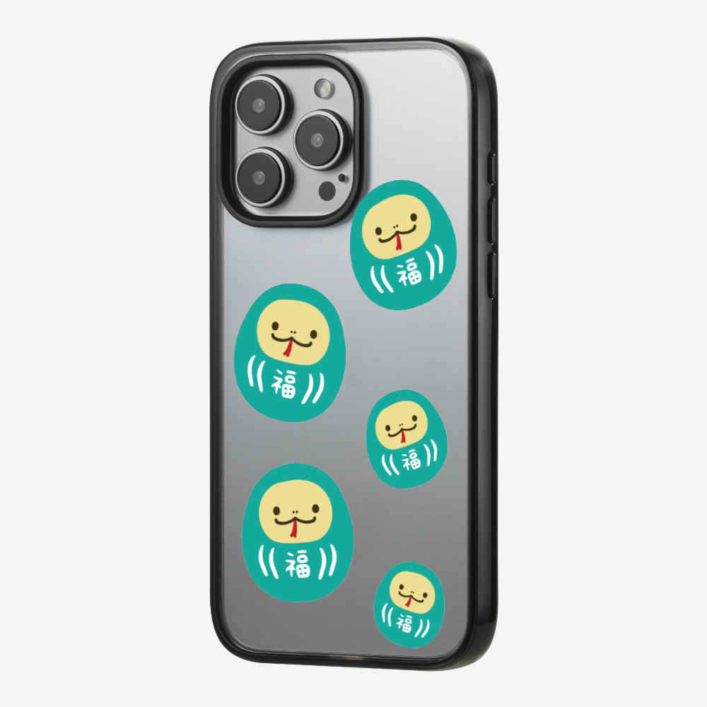 Green Daruma Phone Case