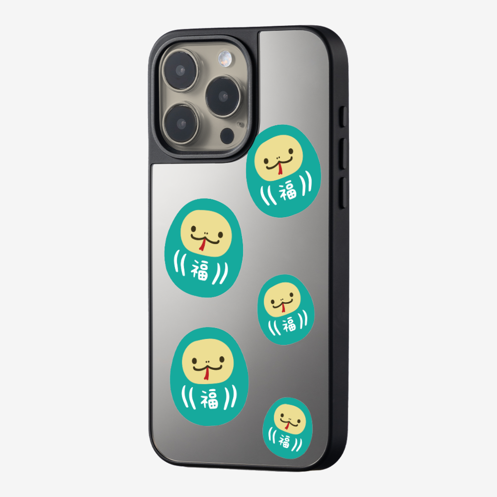 Green Daruma Phone Case