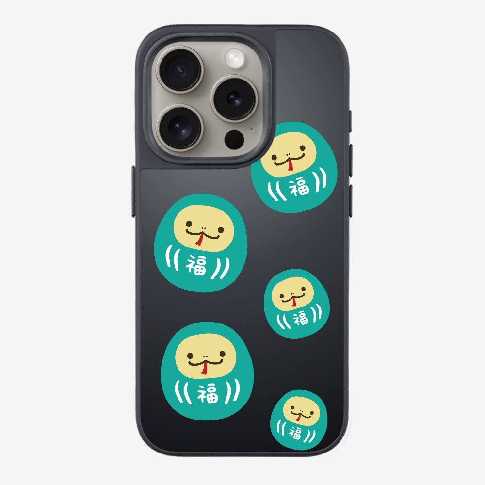 Green Daruma Phone Case