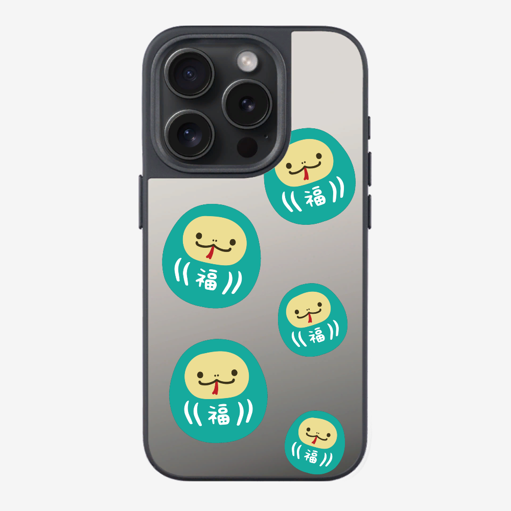 Green Daruma Phone Case