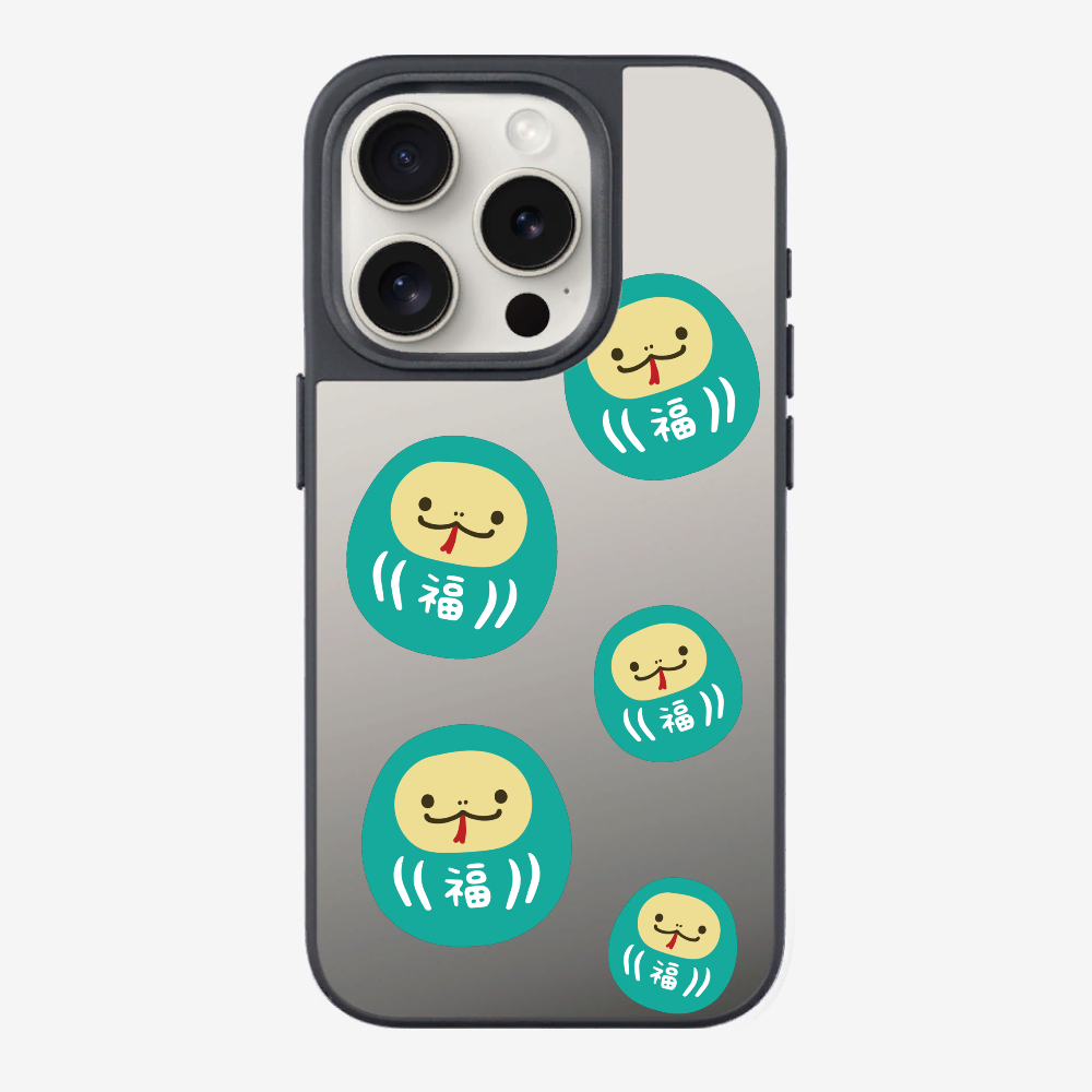 Green Daruma Phone Case