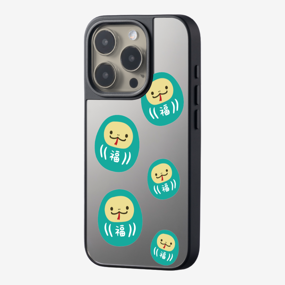 Green Daruma Phone Case