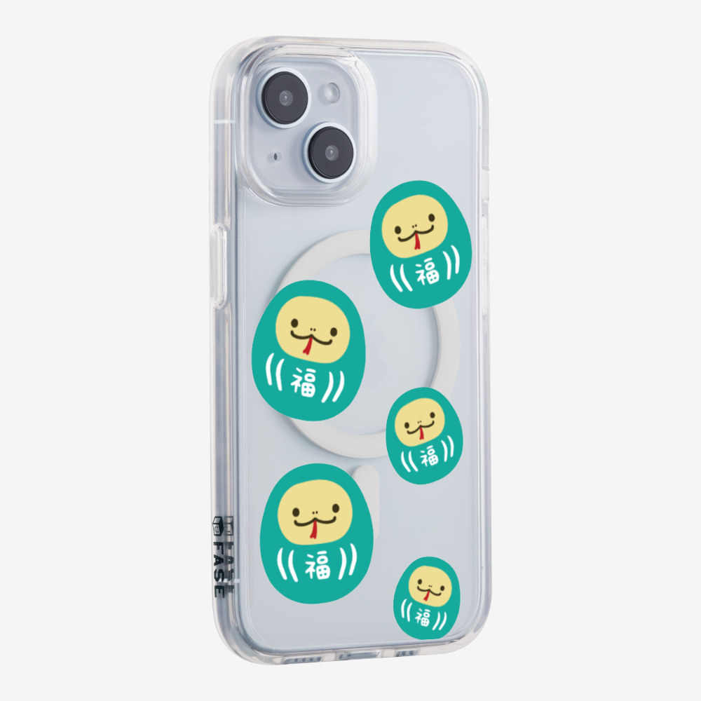 Green Daruma Phone Case