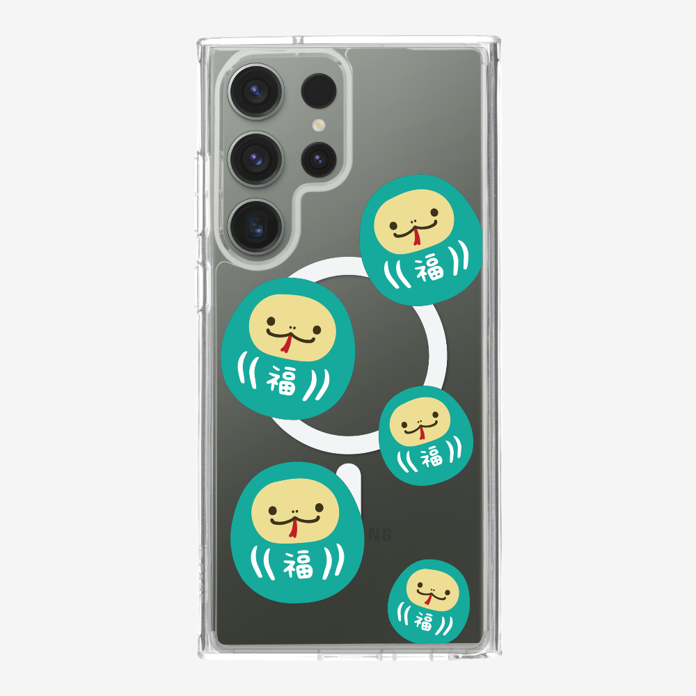 Green Daruma Phone Case