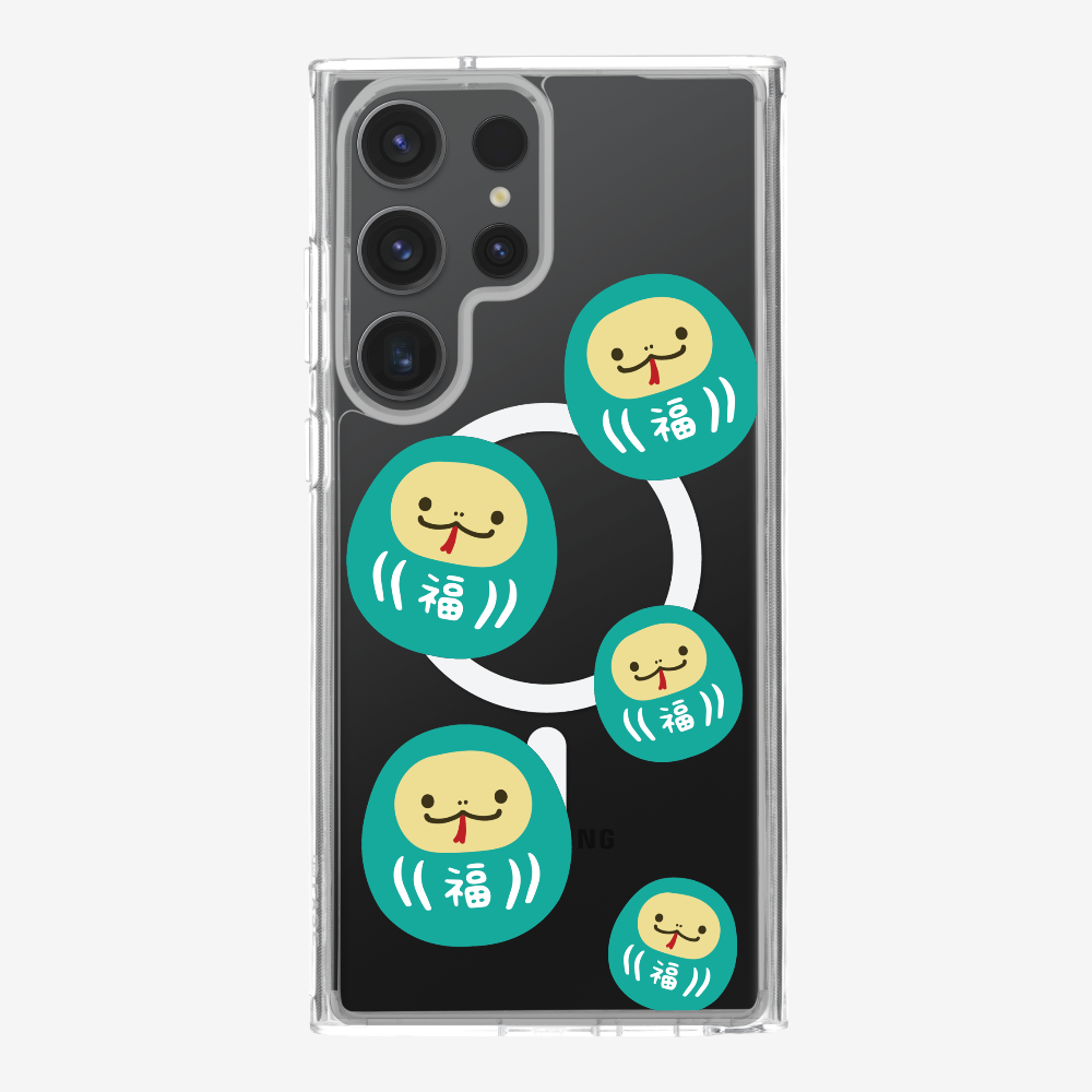 Green Daruma Phone Case