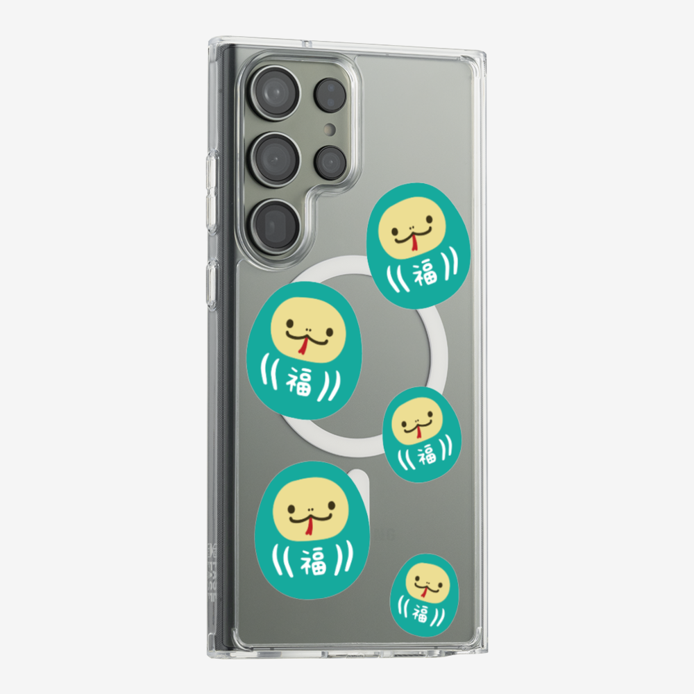 Green Daruma Phone Case