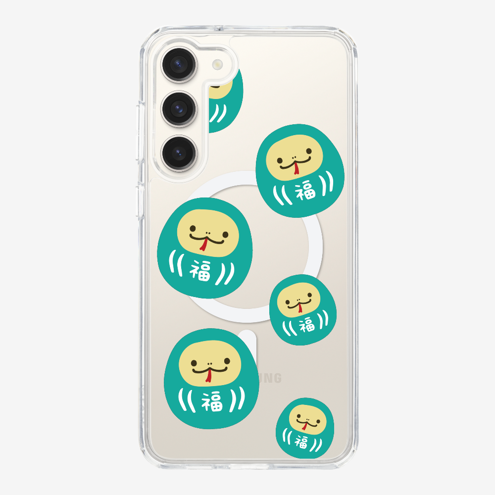 Green Daruma Phone Case