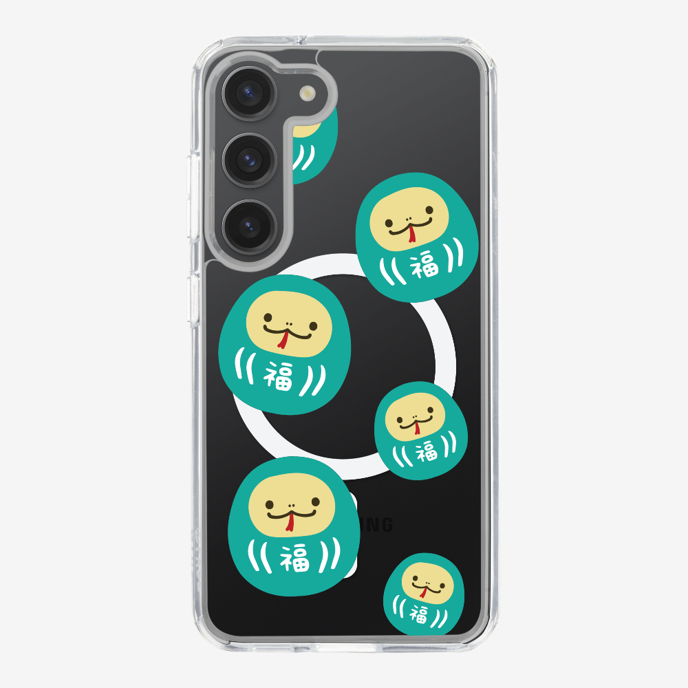 Green Daruma Phone Case