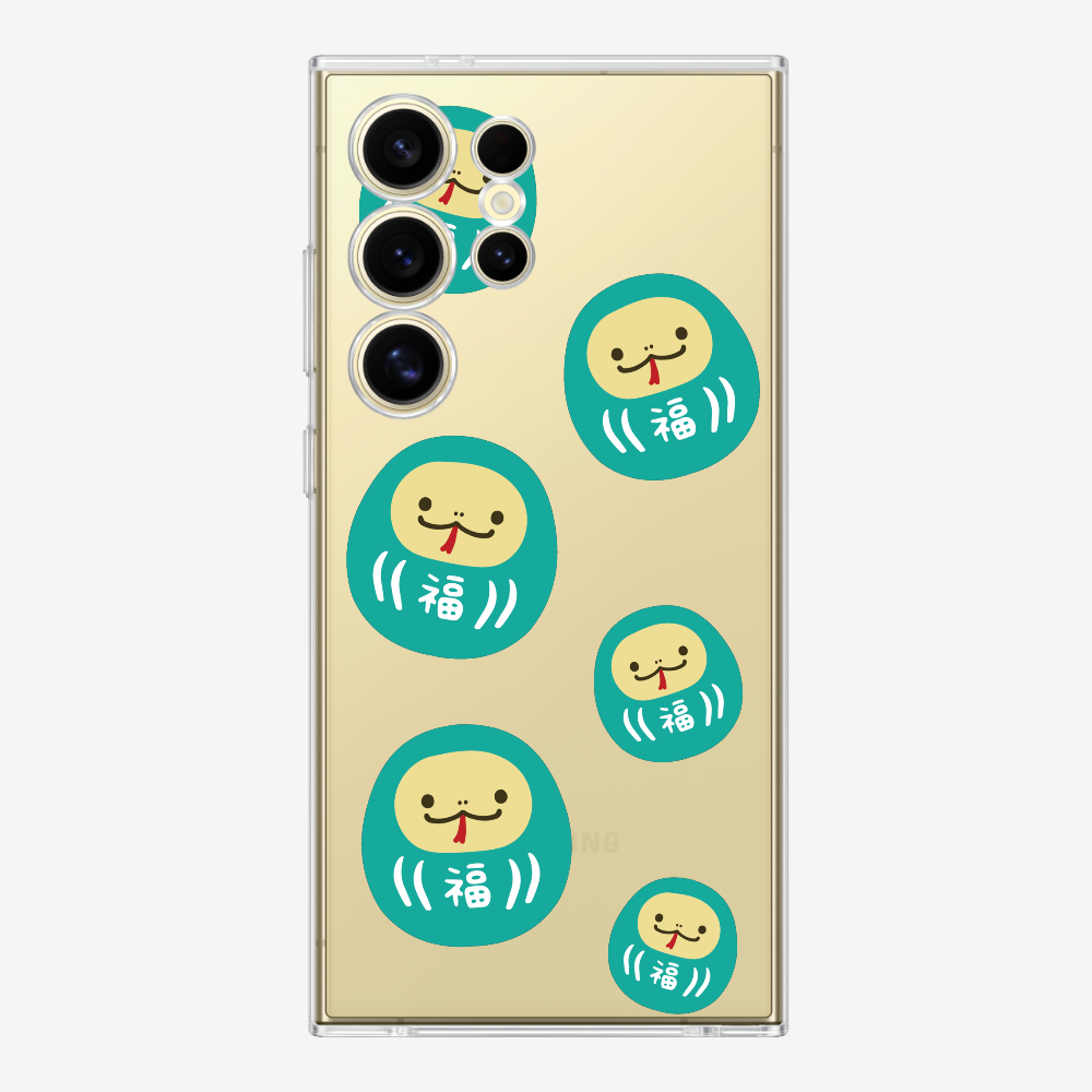 Green Daruma Phone Case