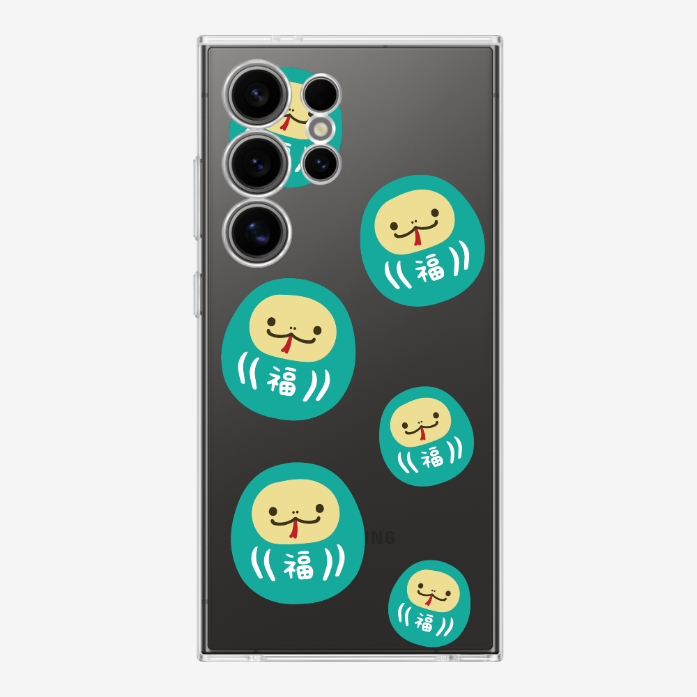 Green Daruma Phone Case