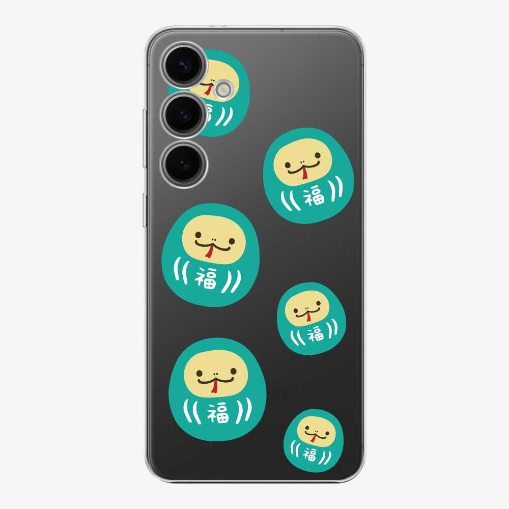 Green Daruma Phone Case