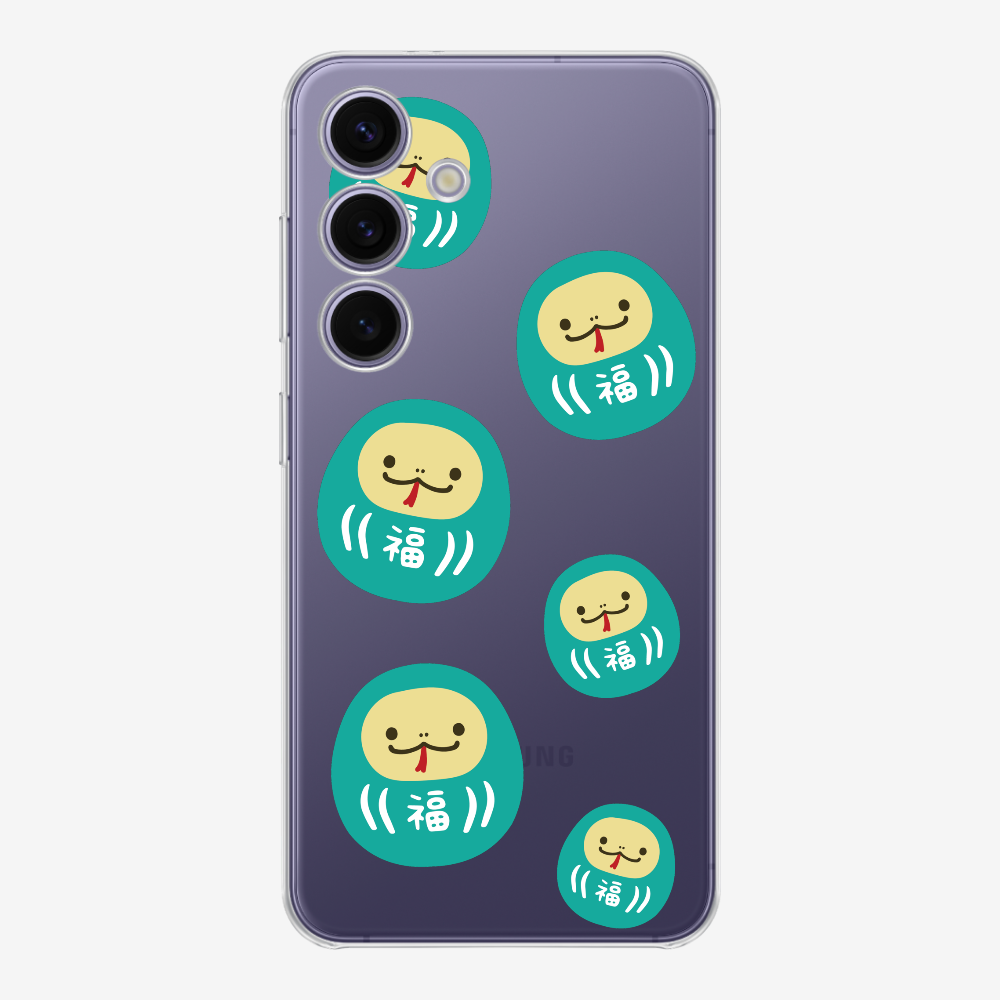 Green Daruma Phone Case