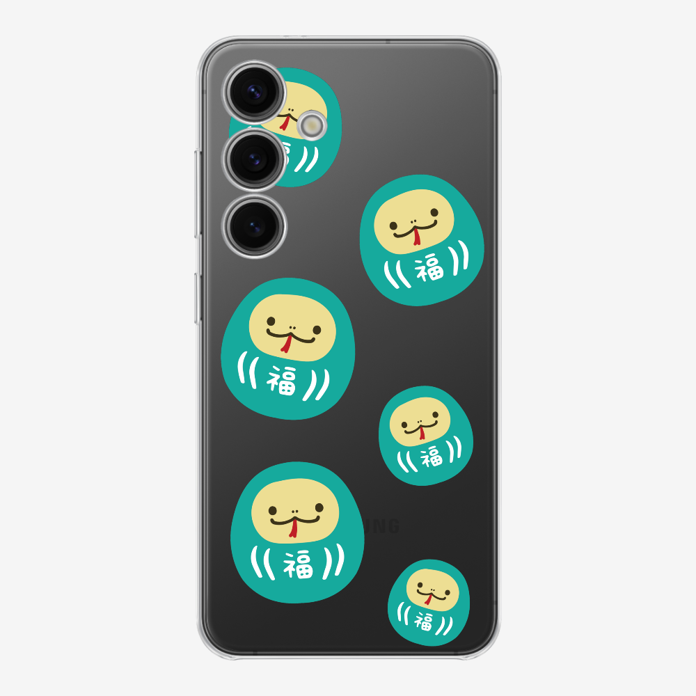 Green Daruma Phone Case