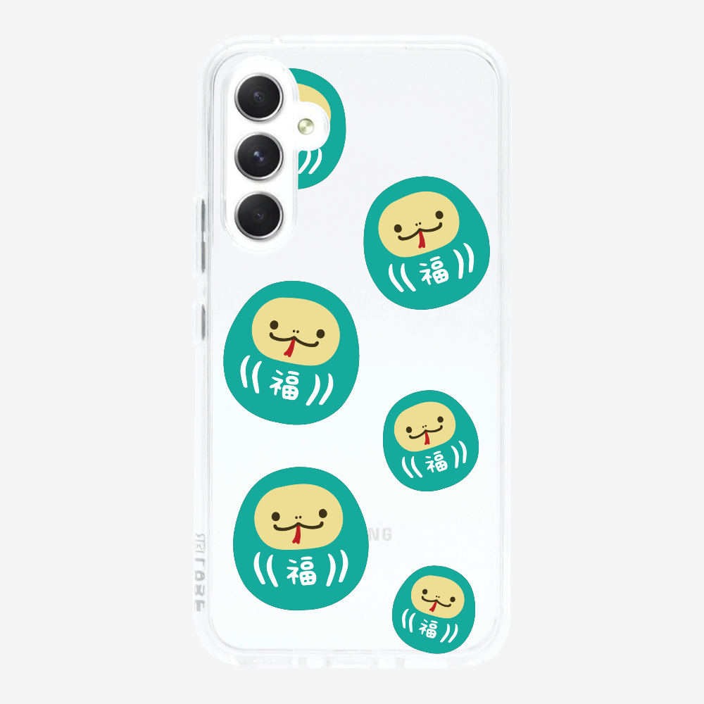 Green Daruma Phone Case