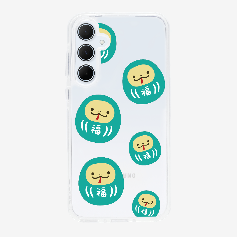 Green Daruma Phone Case