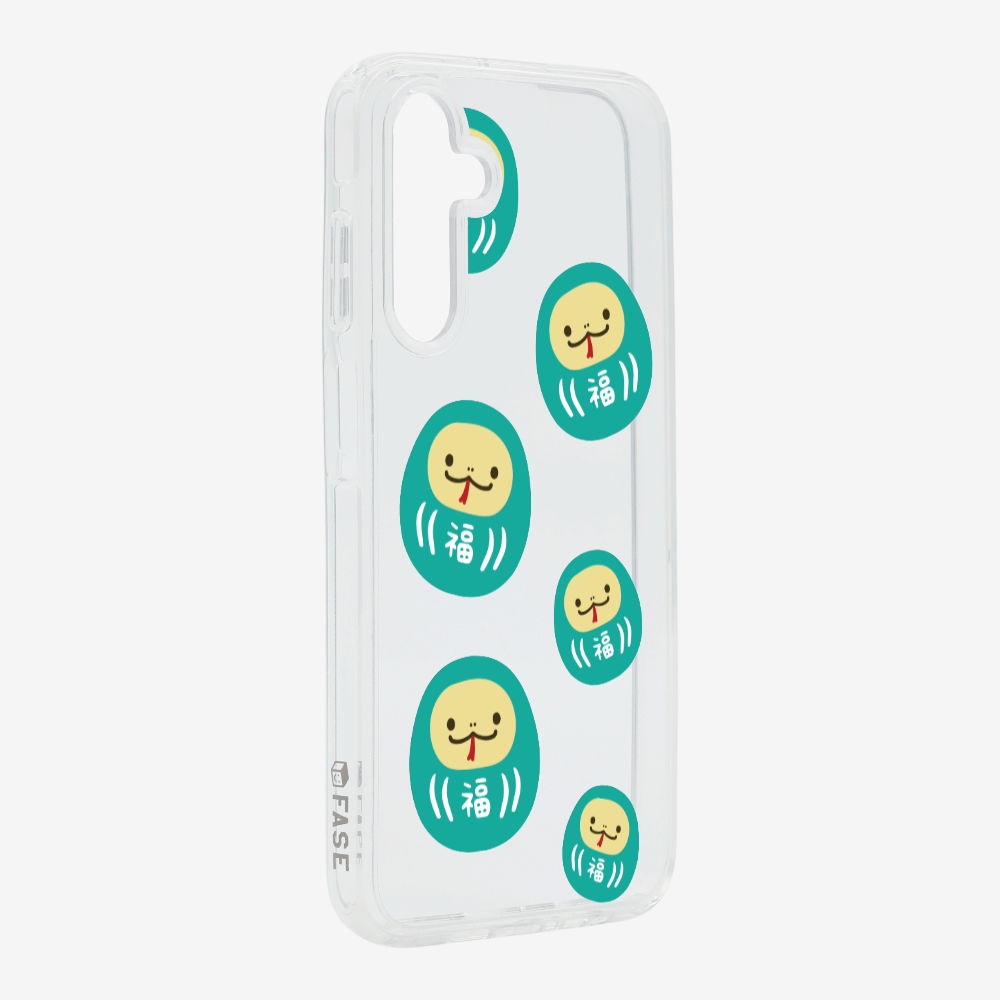 Green Daruma Phone Case