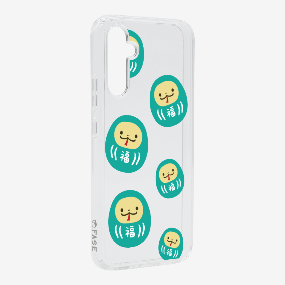 Green Daruma Phone Case