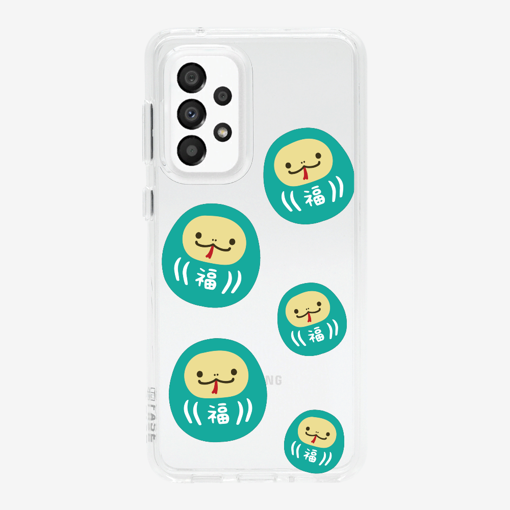 Green Daruma Phone Case