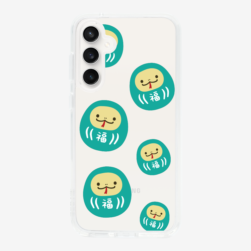 Green Daruma Phone Case