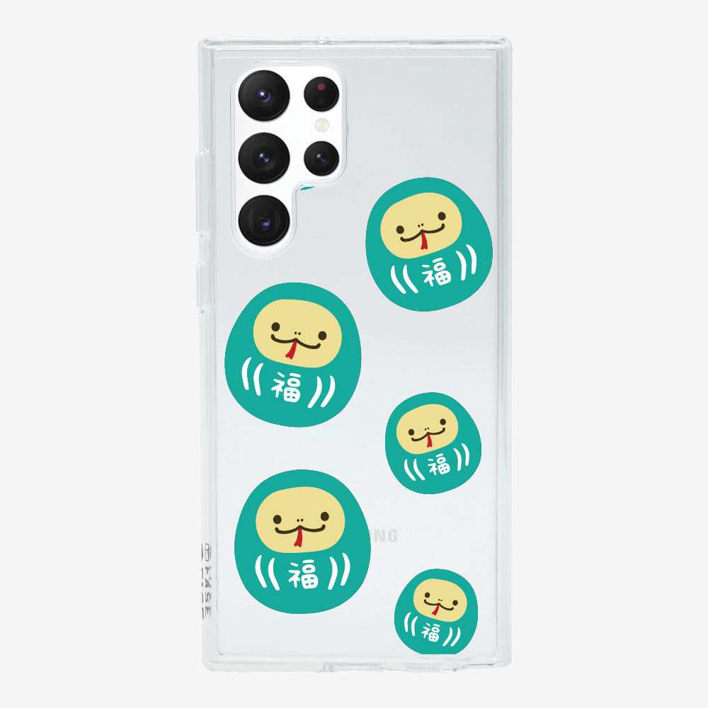 Green Daruma Phone Case