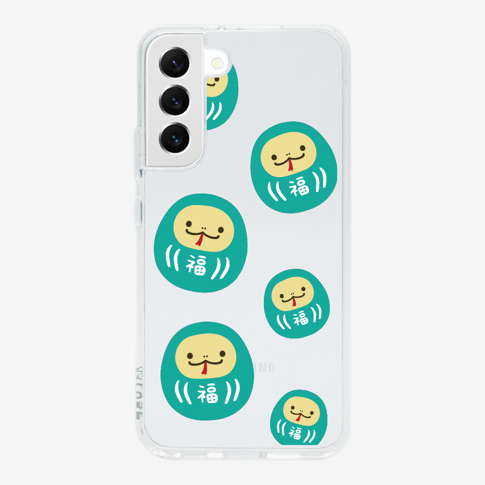 Green Daruma Phone Case