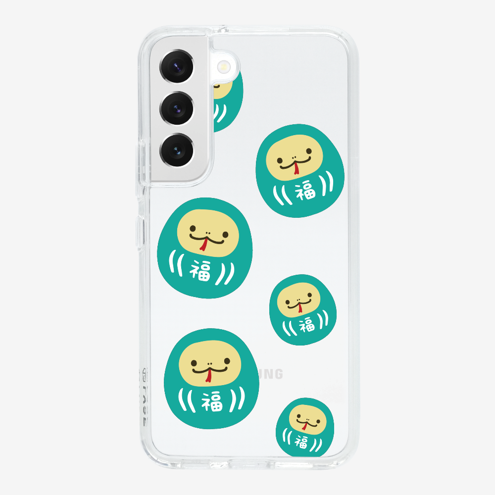 Green Daruma Phone Case