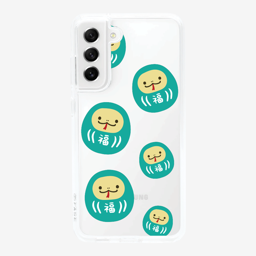 Green Daruma Phone Case