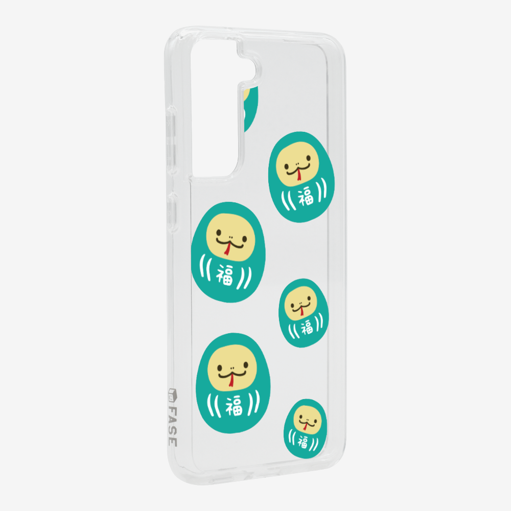 Green Daruma Phone Case