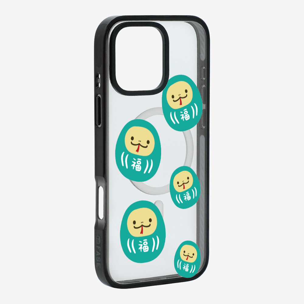 Green Daruma Phone Case