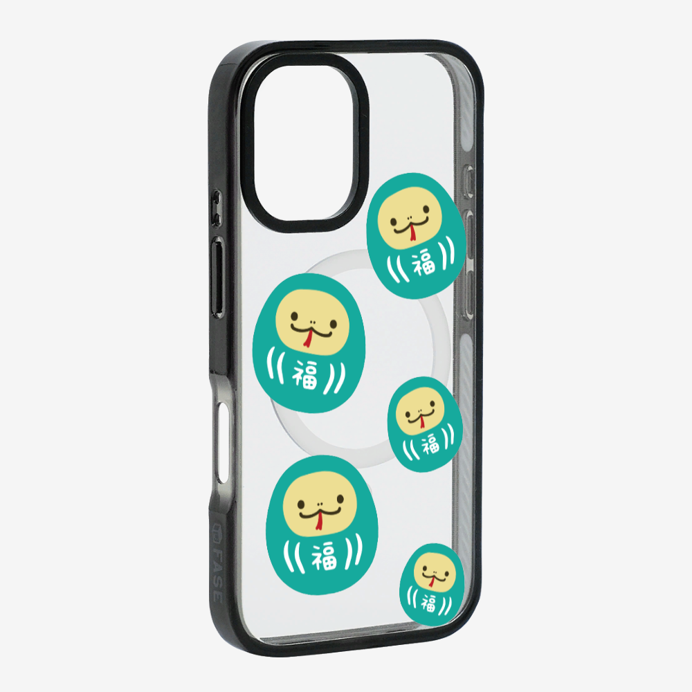 Green Daruma Phone Case