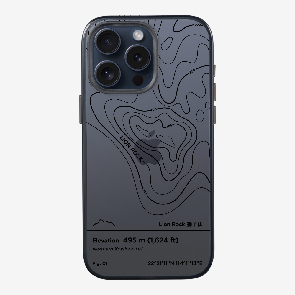 Lionrock Contour (Black) Phone Case