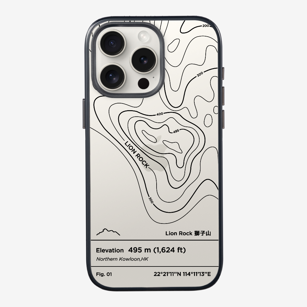 Lionrock Contour (Black) Phone Case