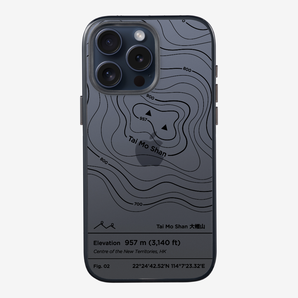 TaiMoShan Contour (Black) Phone Case