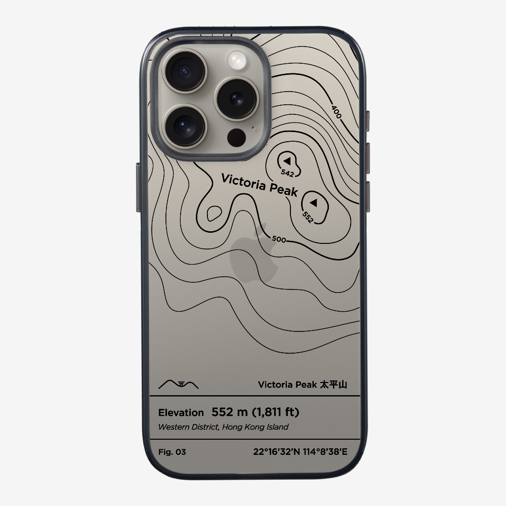 VictorialPeak Contour (Black) Phone Case