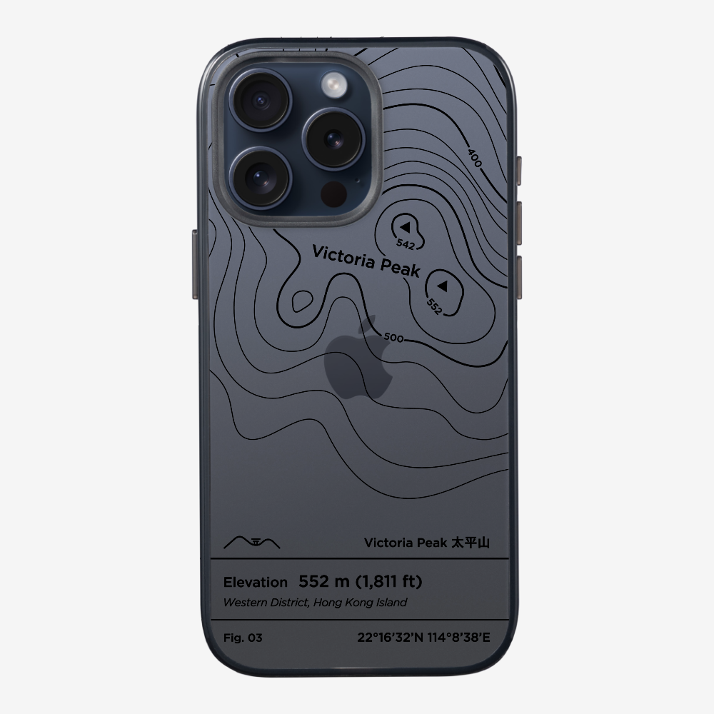 VictorialPeak Contour (Black) Phone Case