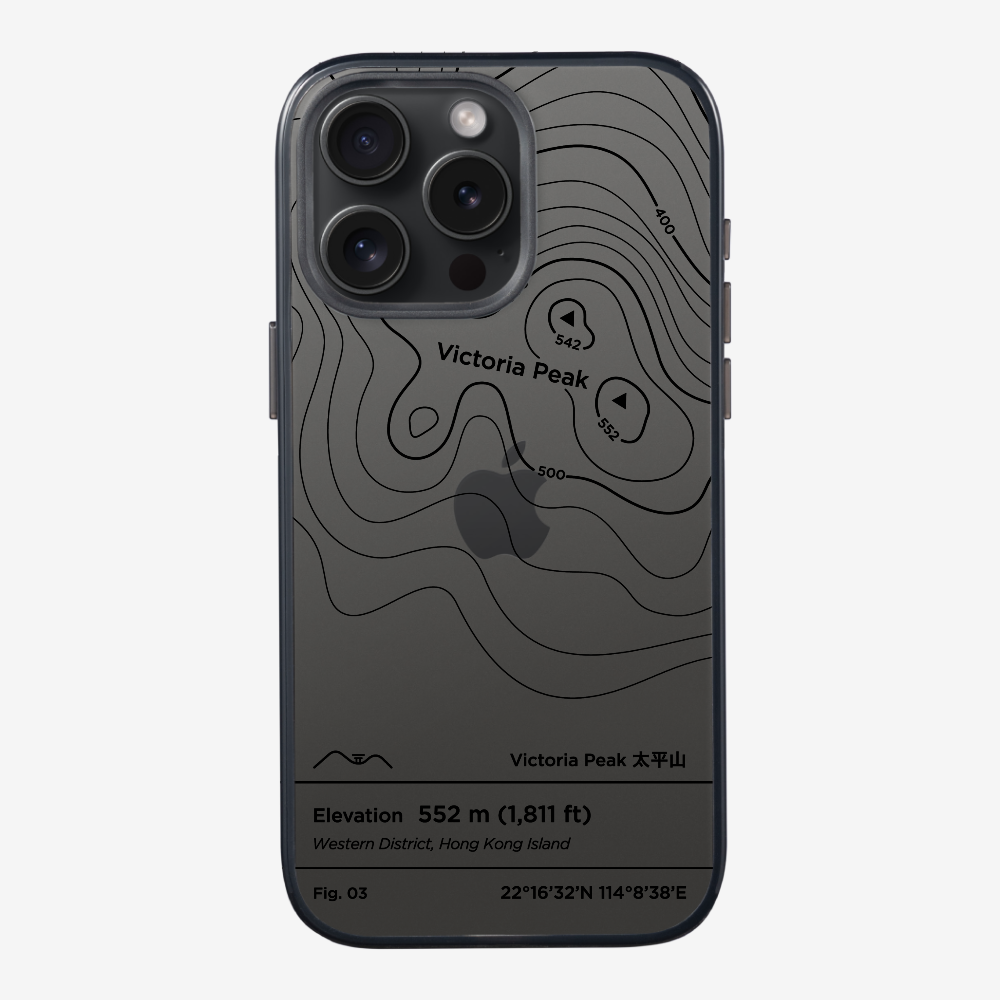 VictorialPeak Contour (Black) Phone Case