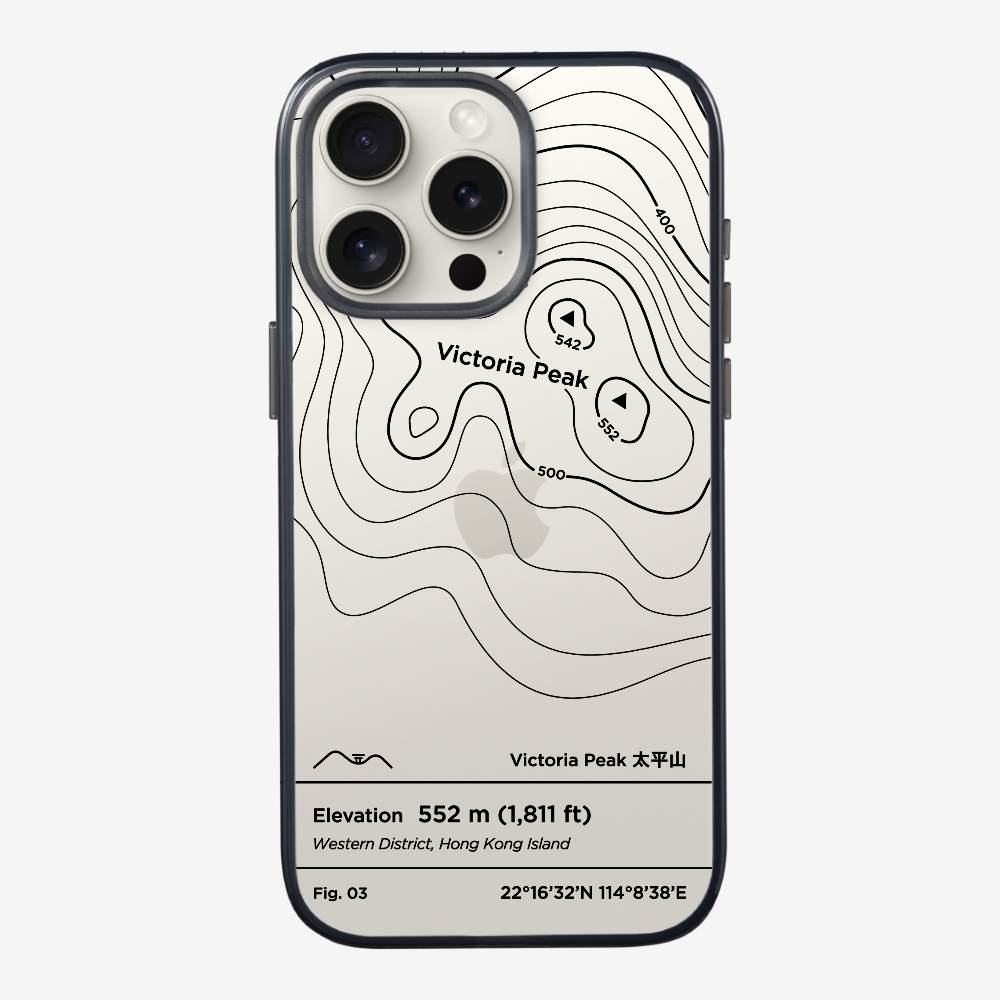 VictorialPeak Contour (Black) Phone Case