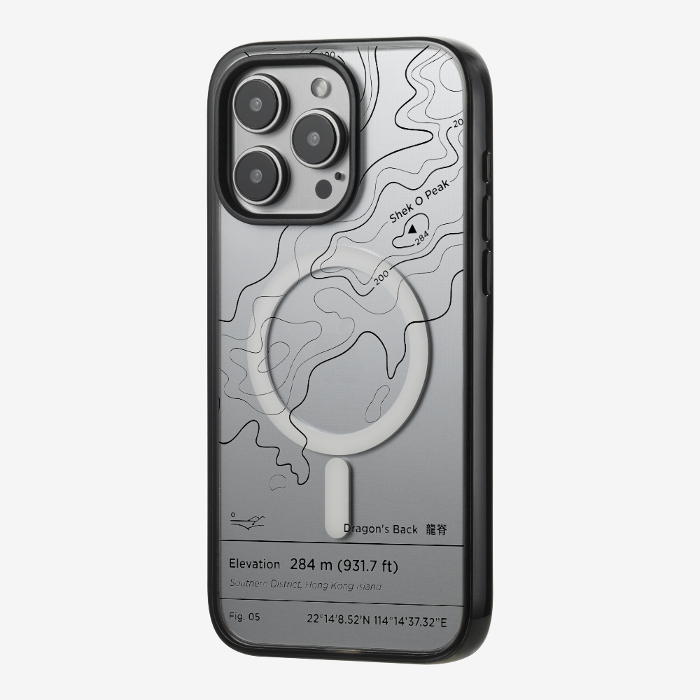 DragonsBack Contour (Black) Phone Case