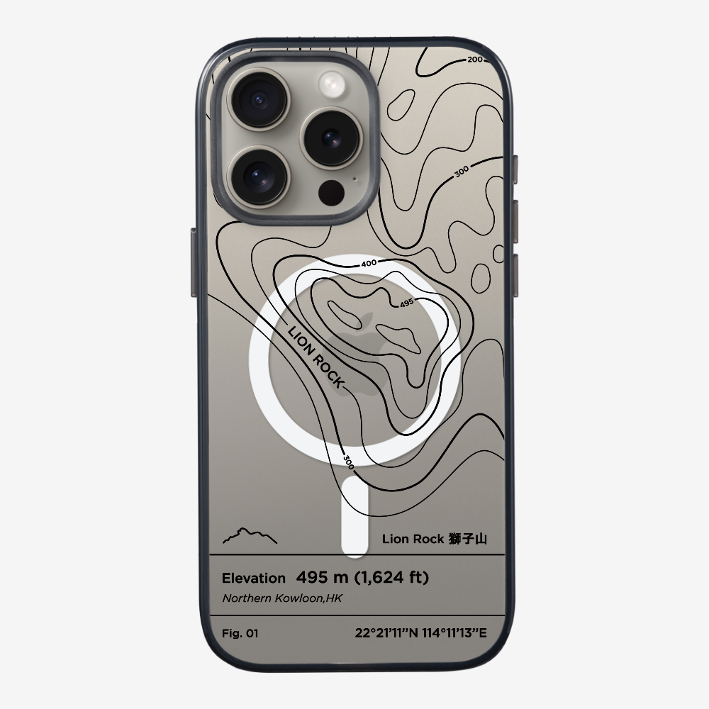 Lionrock Contour (Black) Phone Case