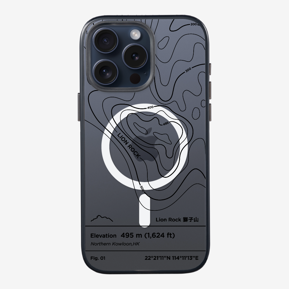 Lionrock Contour (Black) Phone Case