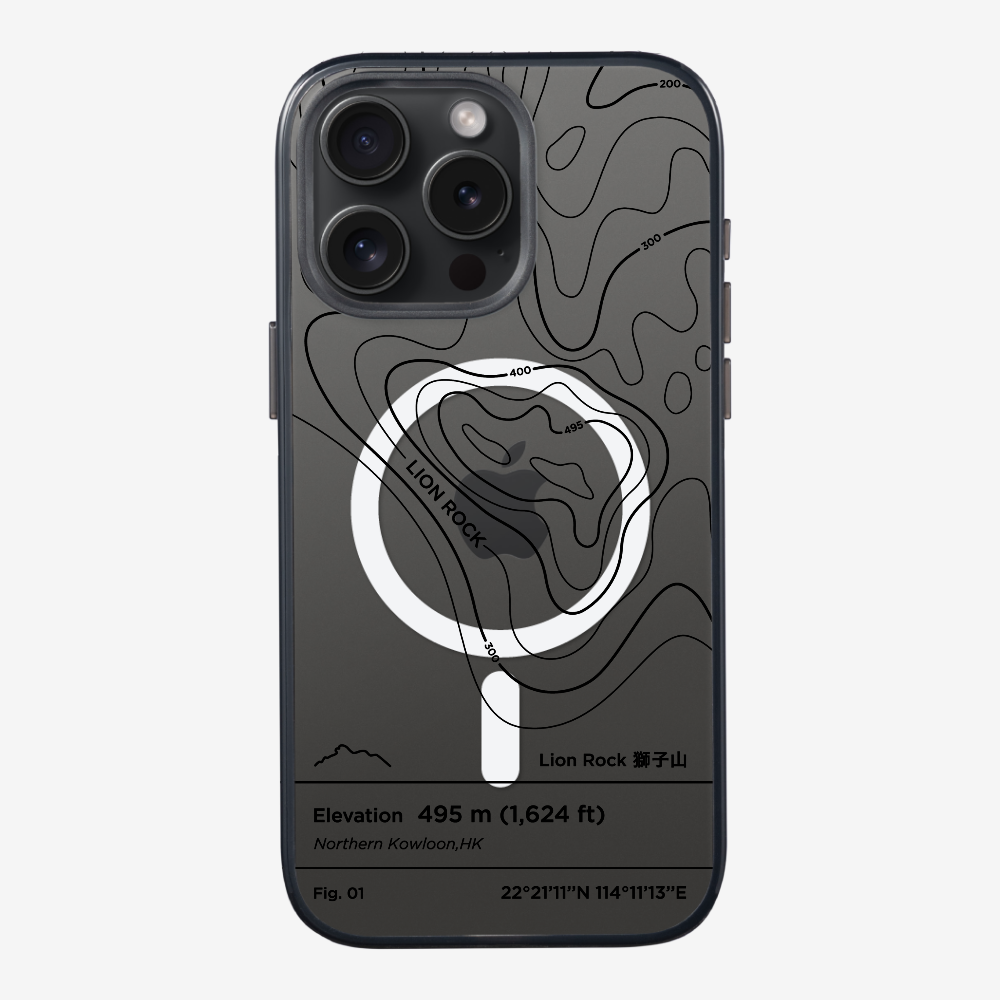 Lionrock Contour (Black) Phone Case