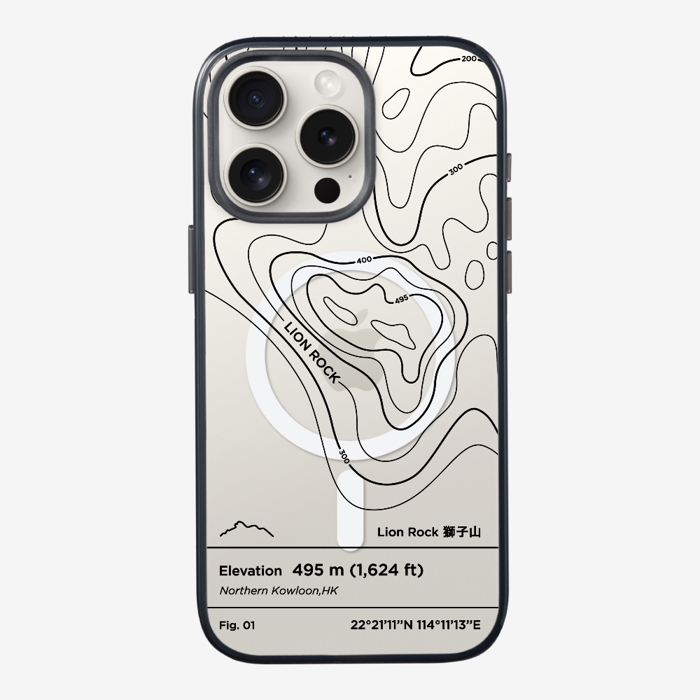 Lionrock Contour (Black) Phone Case