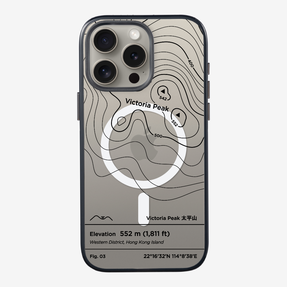 VictorialPeak Contour (Black) Phone Case