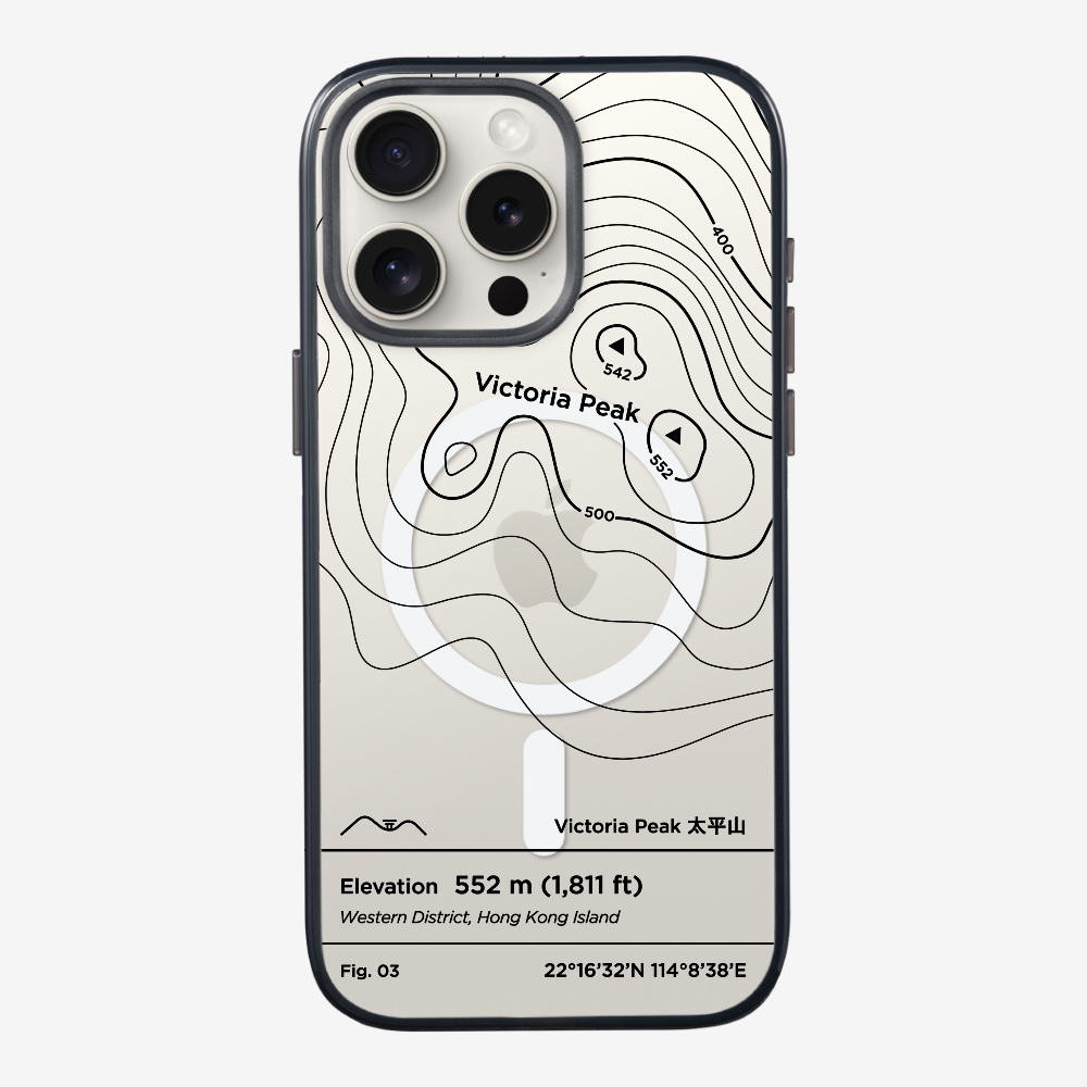 VictorialPeak Contour (Black) Phone Case