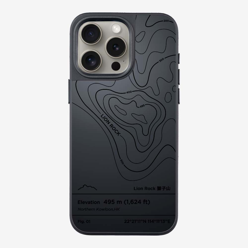 Lionrock Contour (Black) Phone Case