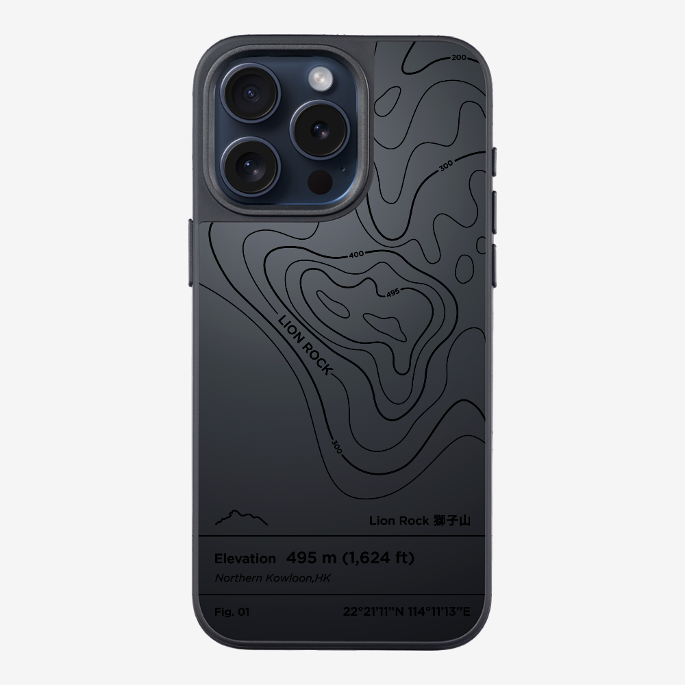 Lionrock Contour (Black) Phone Case