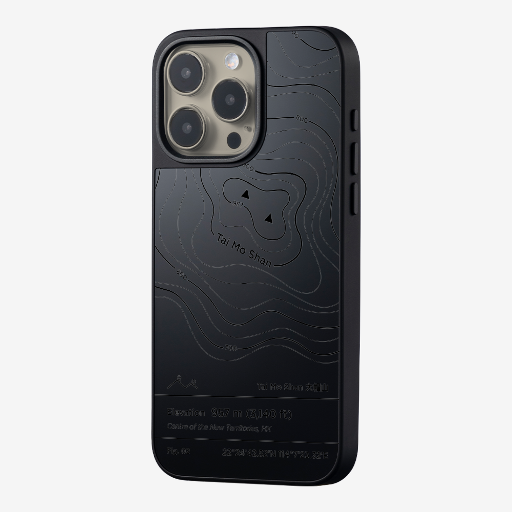 TaiMoShan Contour (Black) Phone Case