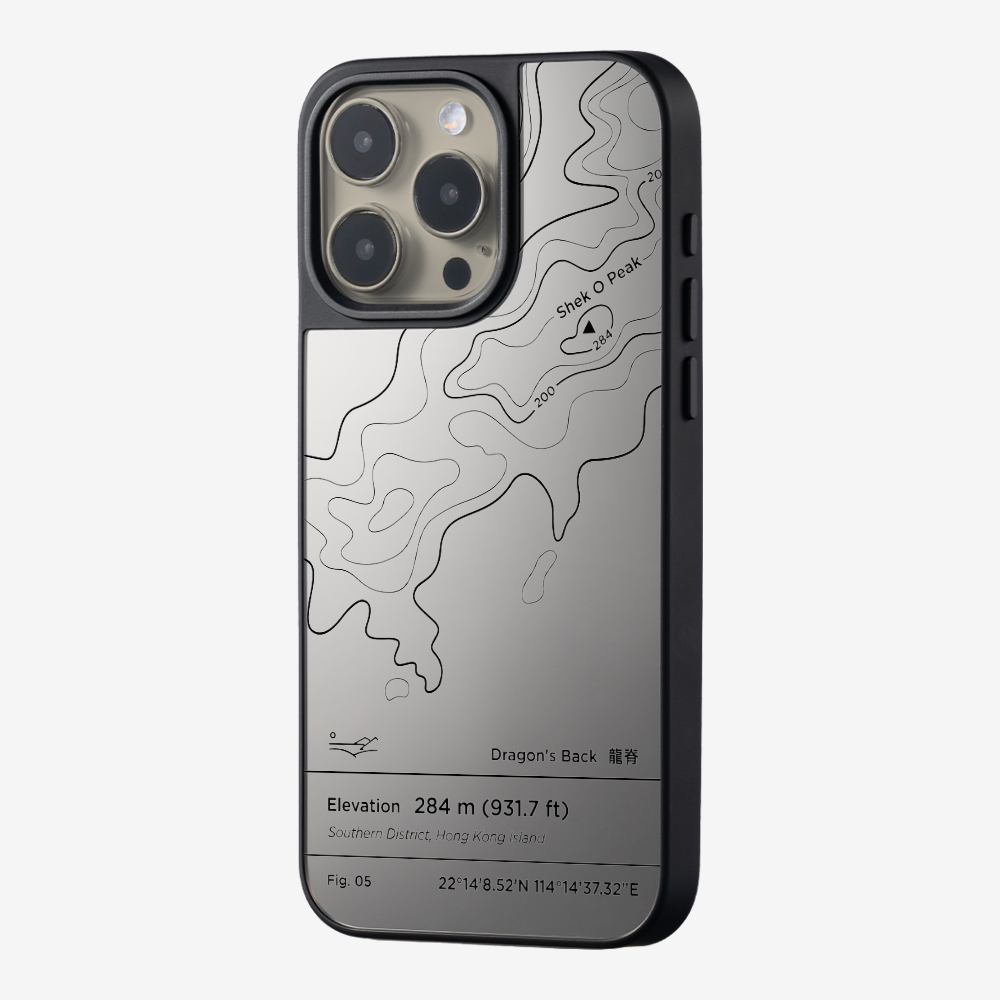 DragonsBack Contour (Black) Phone Case