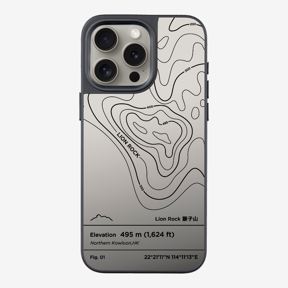 Lionrock Contour (Black) Phone Case