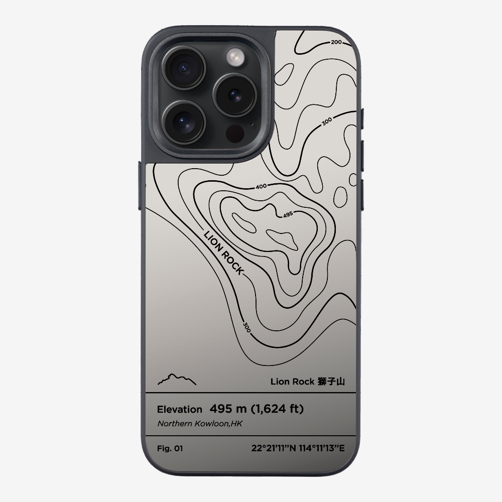 Lionrock Contour (Black) Phone Case